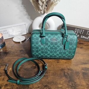 Coach Bright Jade Regular Rowan Satchel (Bag Only)